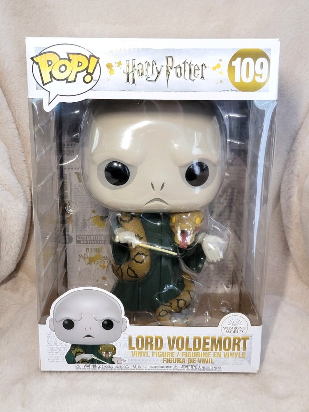 Funko Pop! Vinyl Jumbo 10 in: Harry Potter - Lord Voldemort (10 inch) #109 MIB